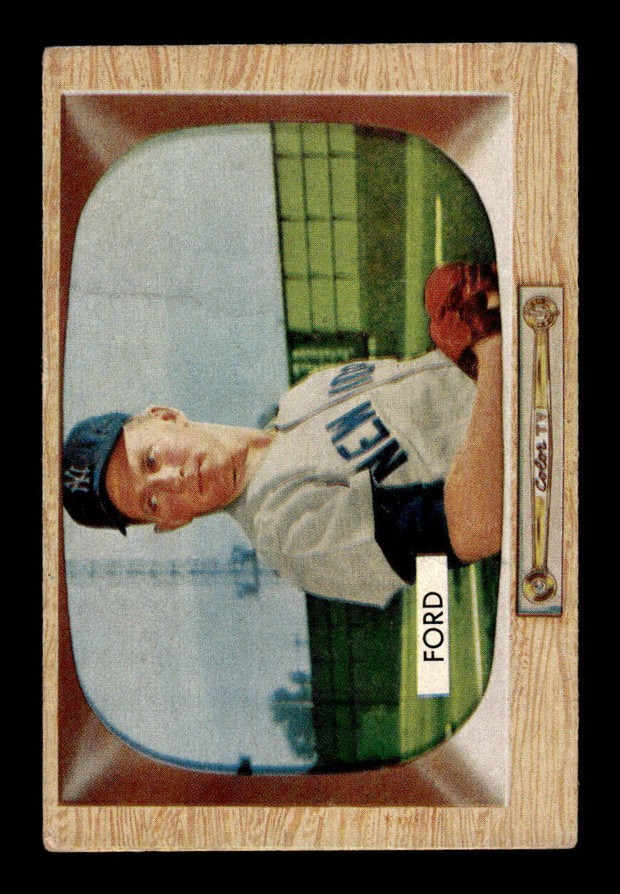 1955 Bowman #59 Whitey Ford New York Yankees G/VG 55B10007095