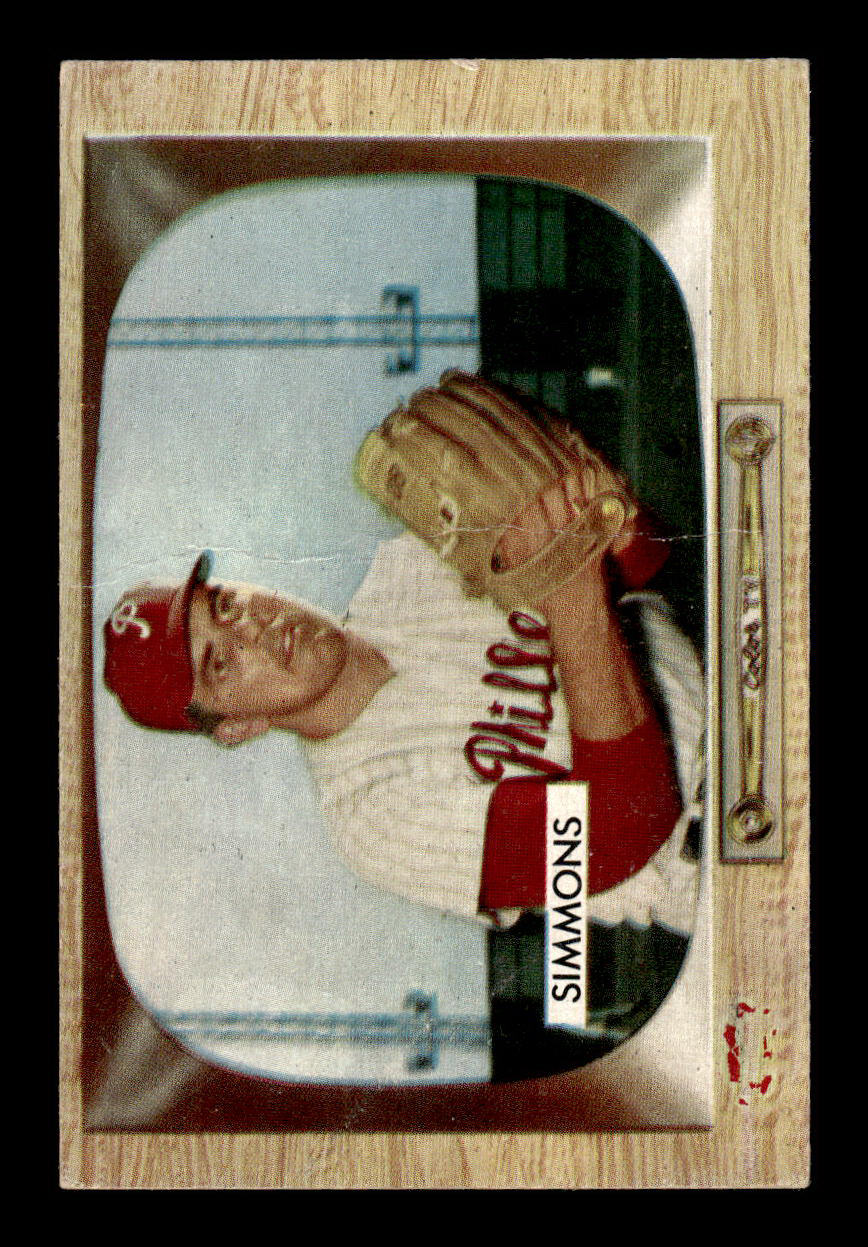 1955 Bowman #64 Curt Simmons Philadelphia Phillies G/VG 55B10007100