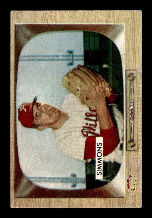 1955 Bowman #64 Curt Simmons Philadelphia Phillies G/VG 55B10007100