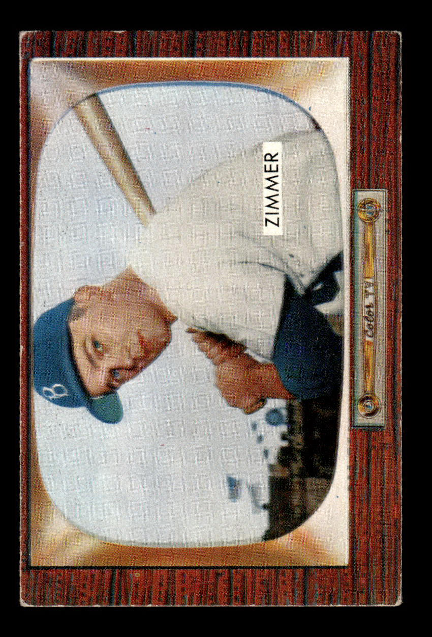 1955 Bowman #65 Don Zimmer Brooklyn Dodgers G/VG 55B10007101
