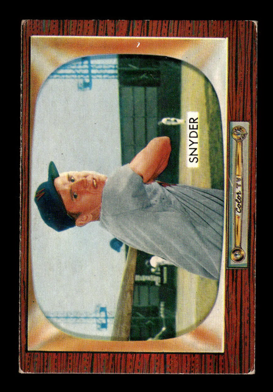 1955 Bowman #74 Jerry Snyder Washington Senators G/VG 55B10007110
