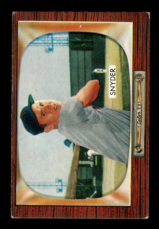 1955 Bowman #74 Jerry Snyder Washington Senators G/VG 55B10007110