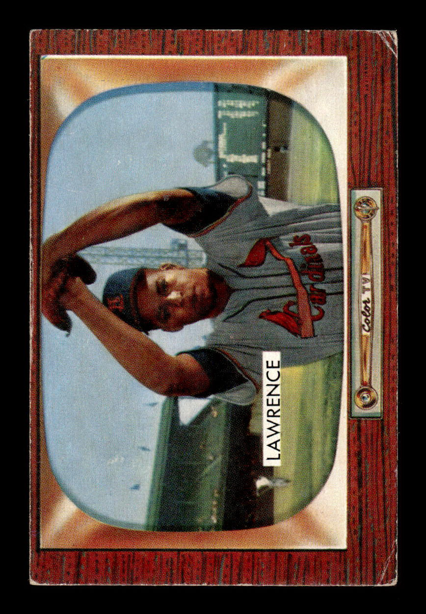 1955 Bowman #75 Brooks Lawrence St. Louis Cardinals G/VG 55B10007111