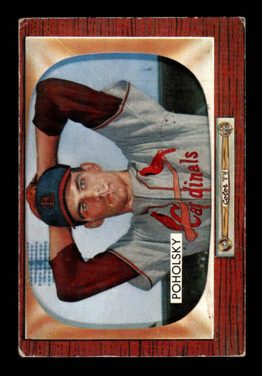 1955 Bowman #76 Tom Poholsky St. Louis Cardinals G 55B10007112