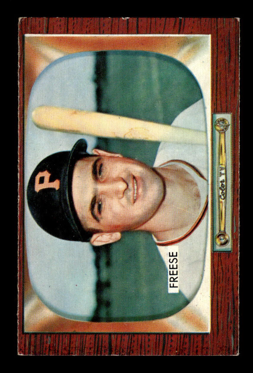 1955 Bowman #84 George Freese Pittsburgh Pirates VG 55B10007120
