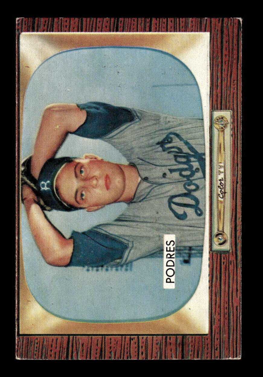 1955 Bowman #97 John Podres Brooklyn Dodgers VG 55B10007133