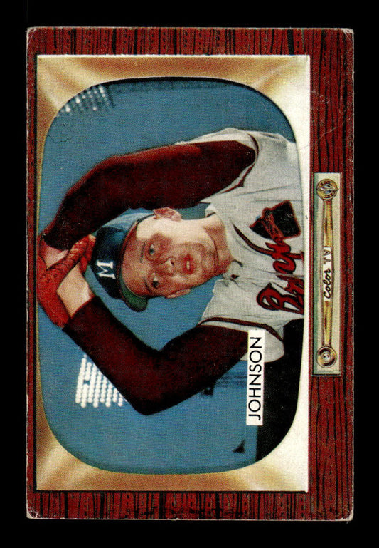 1955 Bowman #101a Don Johnson Baltimore Orioles G/VG 55B10007137