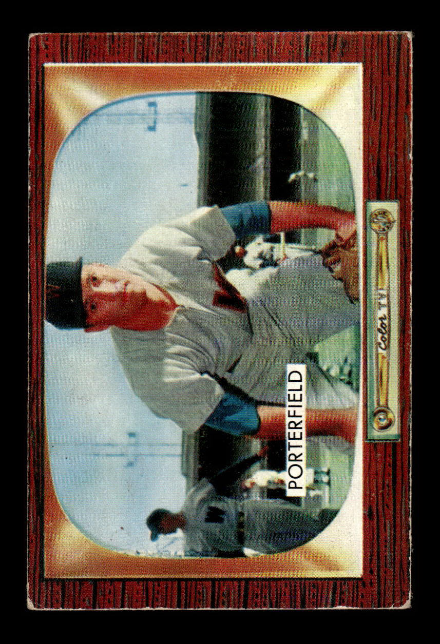 1955 Bowman #104 Bob Porterfield Washington Senators G/VG 55B10007141