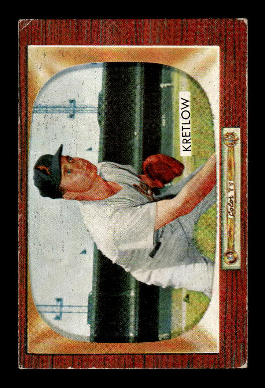 1955 Bowman #108 Lou Kretlow Baltimore Orioles G/VG 55B10007145