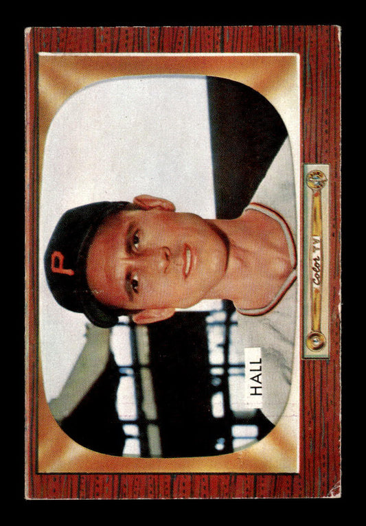 1955 Bowman #113 Bob Hall Pittsburgh Pirates G/VG 55B10007150