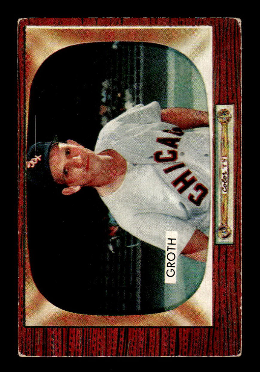1955 Bowman #117 Johnny Groth Chicago White Sox G/VG 55B10007154