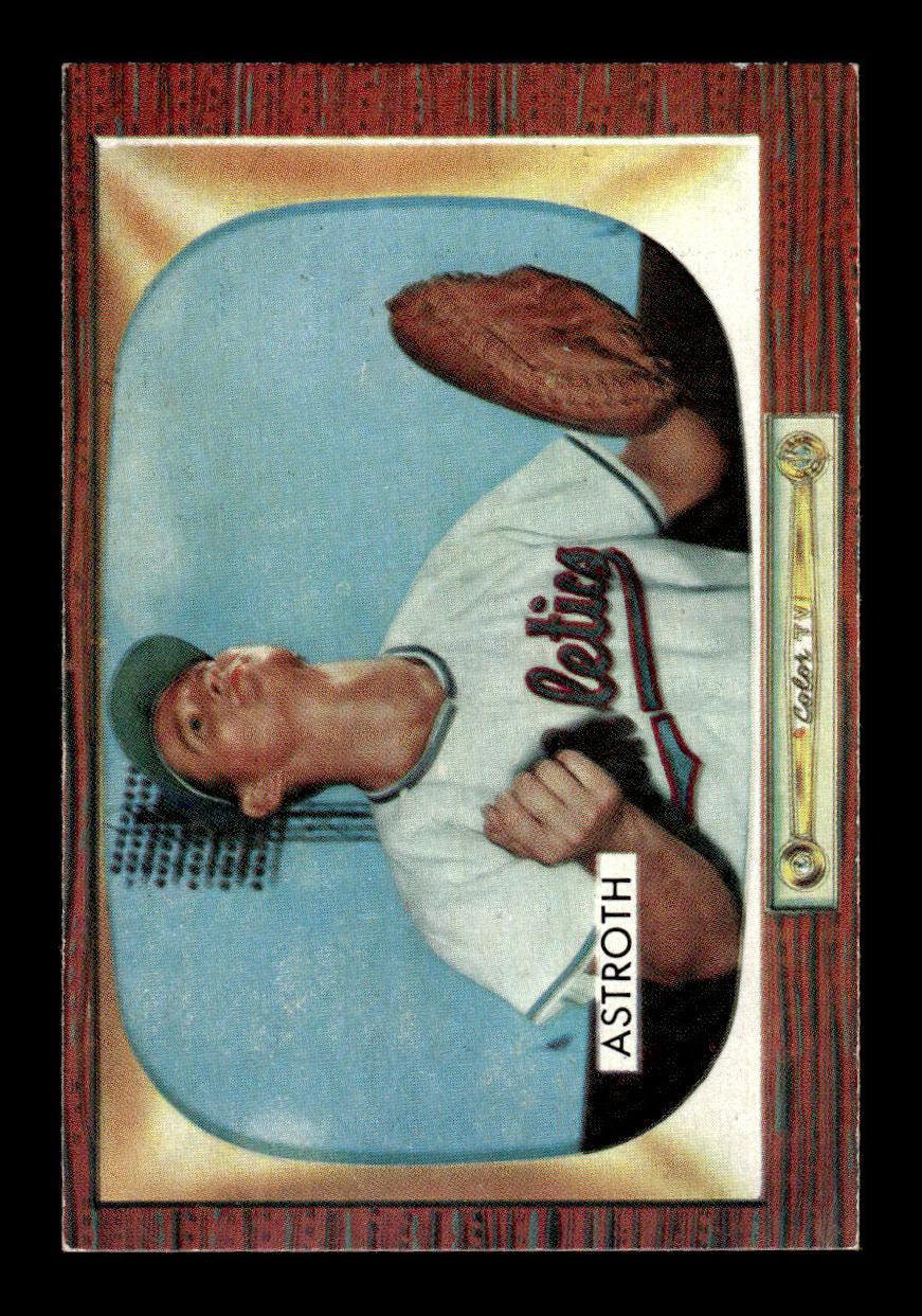 1955 Bowman #119 Joe Astroth Kansas City Athletics G/VG 55B10007156