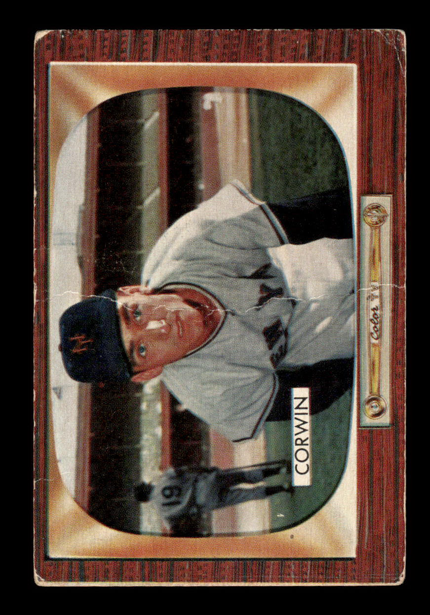 1955 Bowman #122 Al Corwin New York Giants G/VG 55B10007159