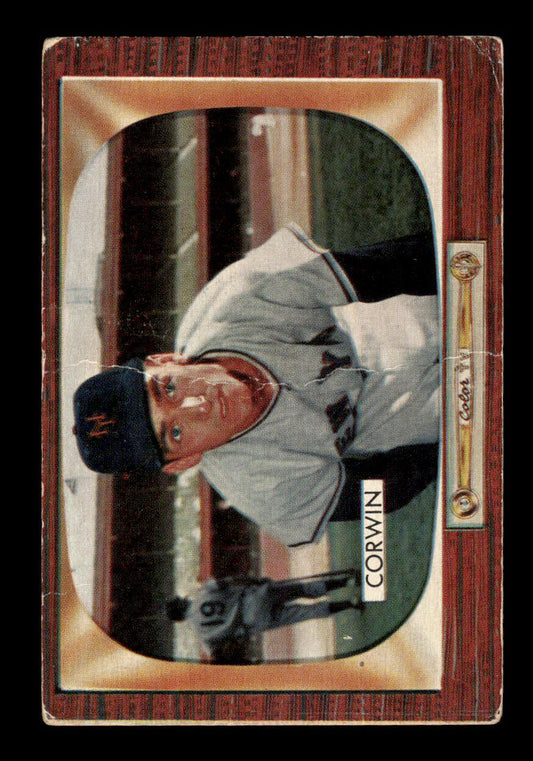 1955 Bowman #122 Al Corwin New York Giants G/VG 55B10007159