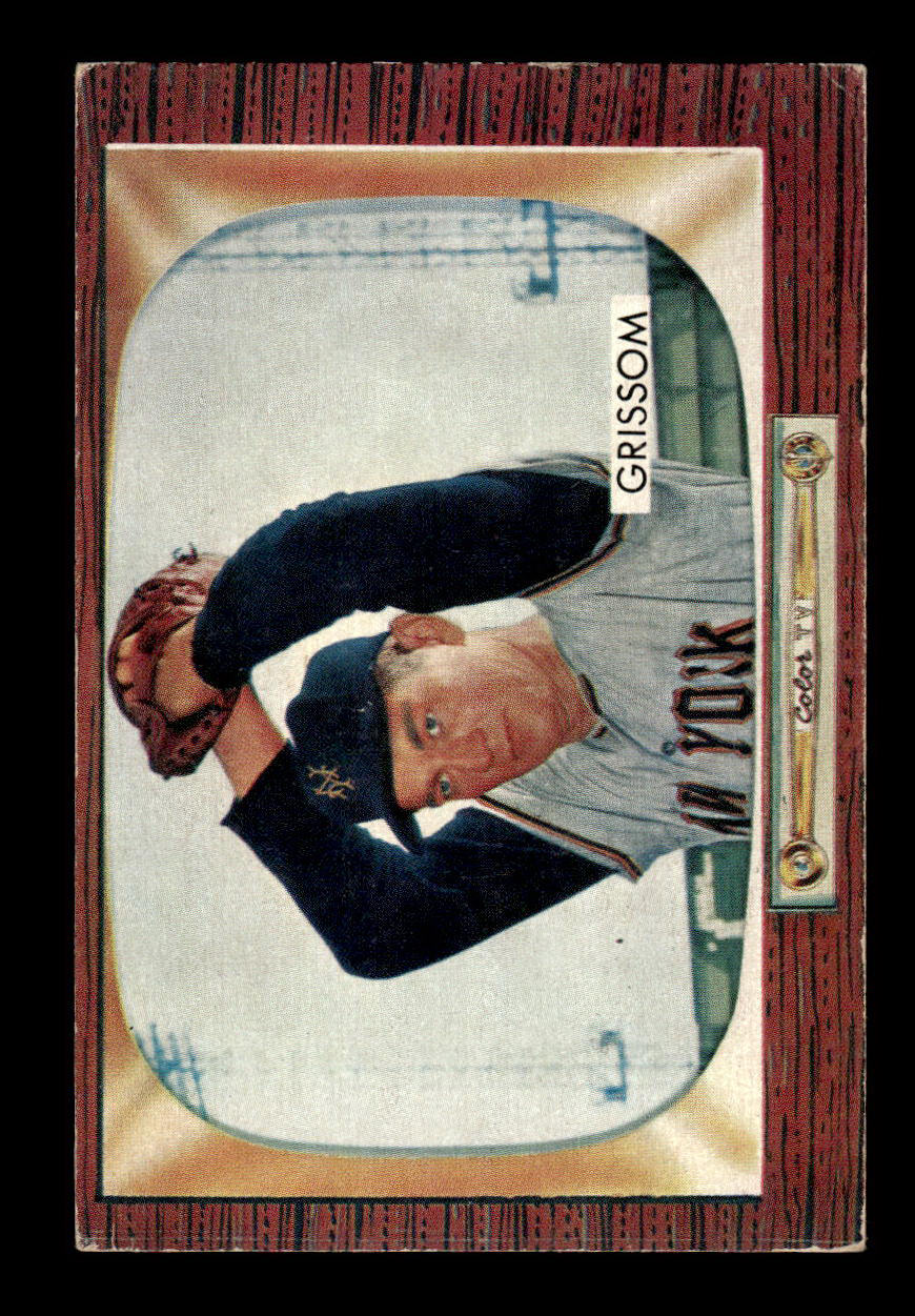1955 Bowman #123 Marv Grissom New York Giants G/VG 55B10007160