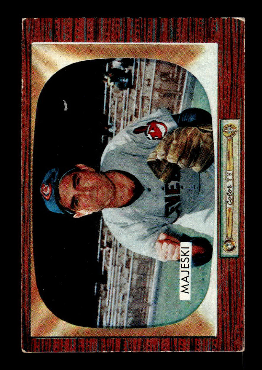 1955 Bowman #127 Hank Majeski Cleveland Indians G/VG 55B10007164