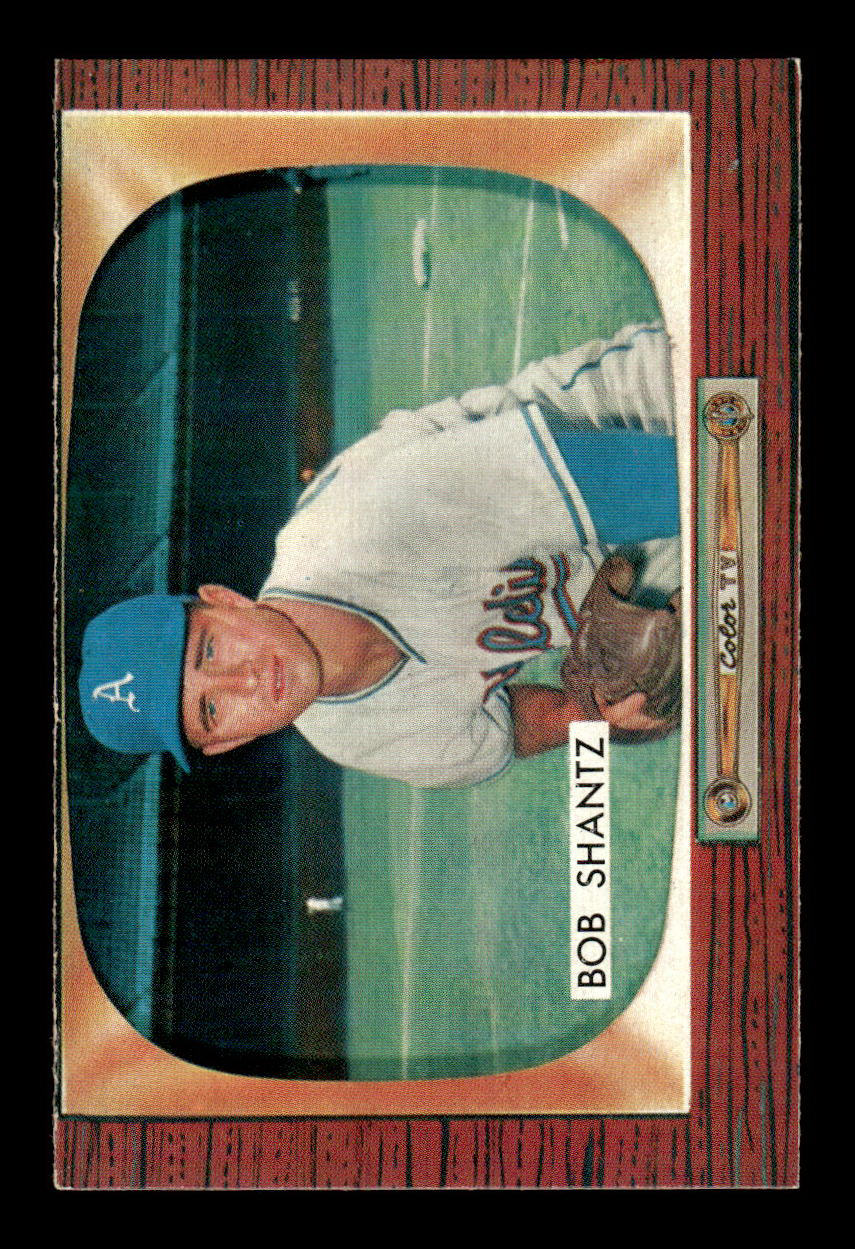 1955 Bowman #140 Bobby Shantz Kansas City Athletics EX 55B10007177
