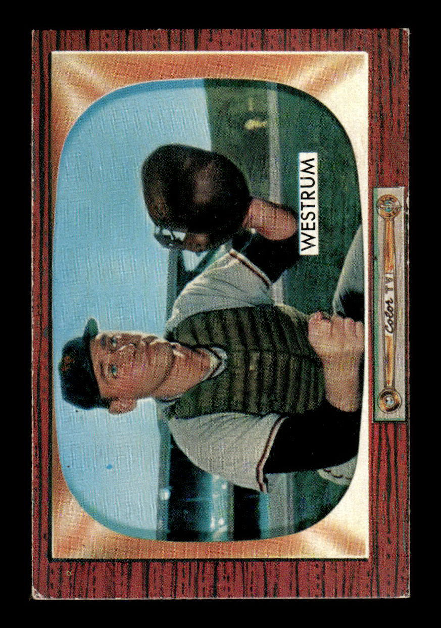 1955 Bowman #141 Wes Westrum New York Giants EX 55B10007178