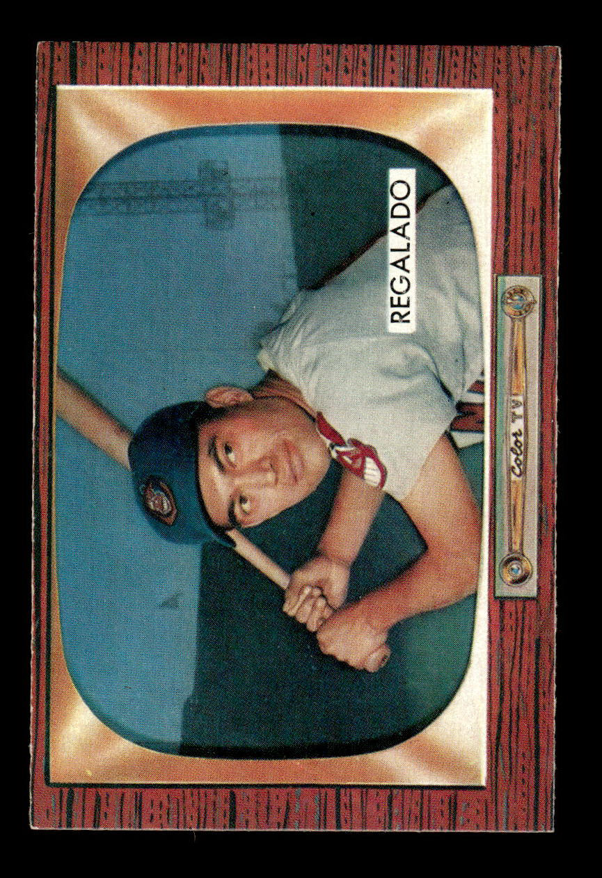 1955 Bowman #142 Rudy Regalado Cleveland Indians EX 55B10007179