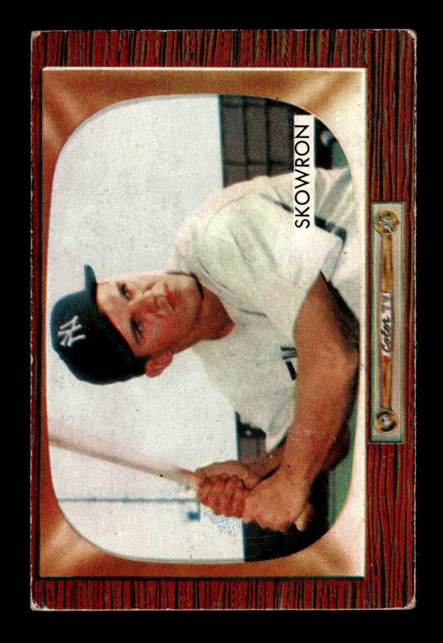 1955 Bowman #160 Bill Skowron New York Yankees G/VG 55B10007195
