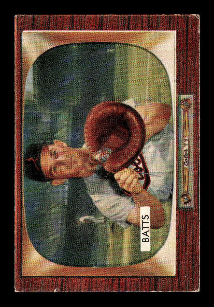 1955 Bowman #161 Matt Batts Baltimore Orioles G/VG 55B10007196