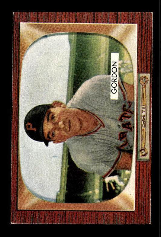 1955 Bowman #163 Sid Gordon Pittsburgh Pirates VGEX 55B10007198
