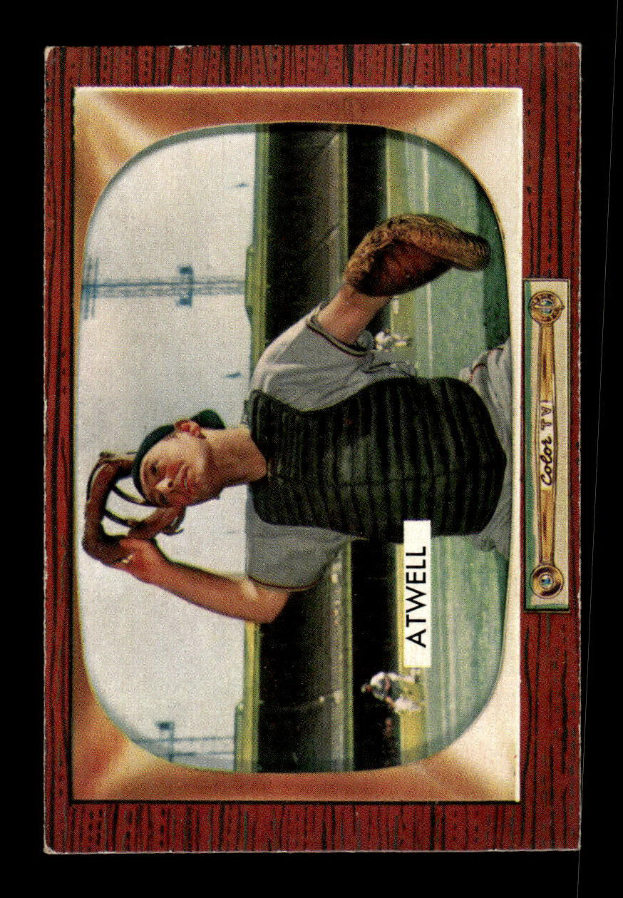 1955 Bowman #164 Toby Atwell Pittsburgh Pirates VGEX 55B10007199