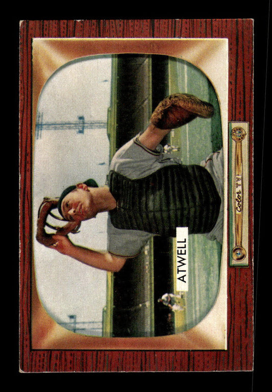 1955 Bowman #164 Toby Atwell Pittsburgh Pirates VGEX 55B10007199
