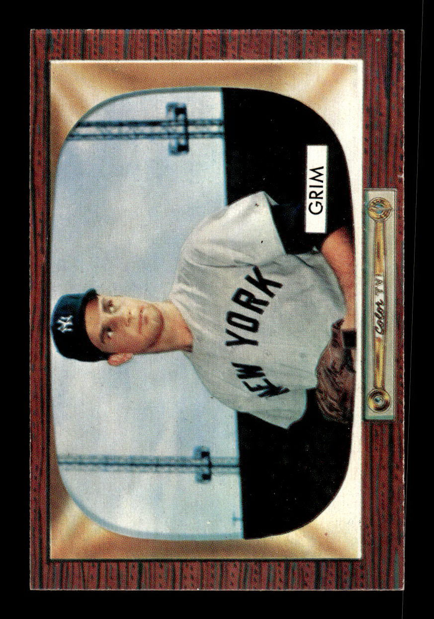 1955 Bowman #167 Bob Grim New York Yankees EX 55B10007202