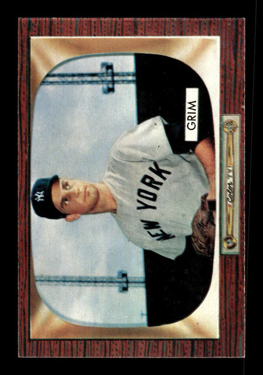 1955 Bowman #167 Bob Grim New York Yankees EX 55B10007202