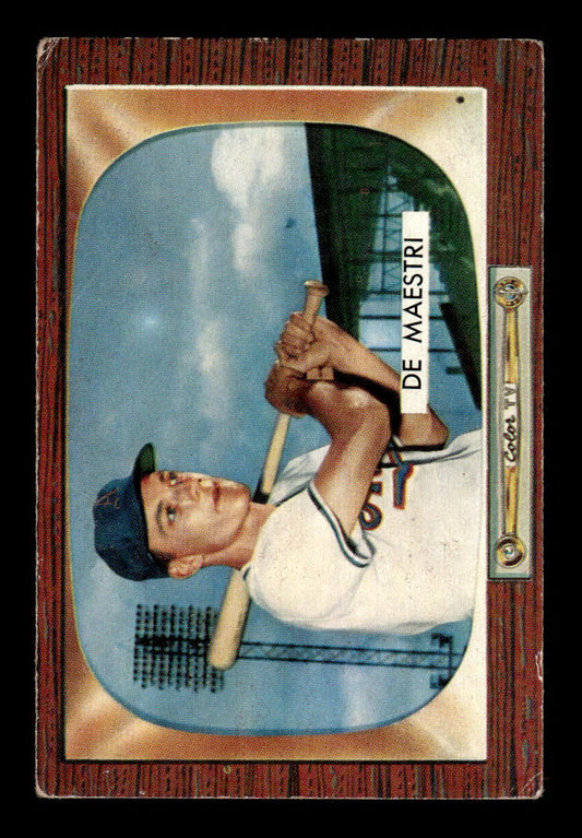 1955 Bowman #176 Joe DeMaestri Kansas City Athletics G/VG 55B10007209