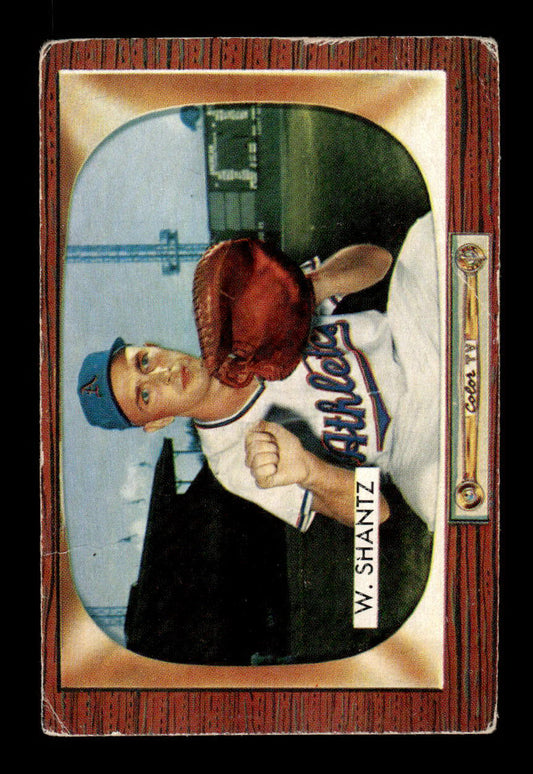 1955 Bowman #175 Billy Shantz Kansas City Athletics G/VG 55B10007211