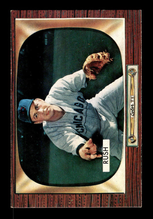1955 Bowman #182 Bob Rush Chicago Cubs EX 55B10007217