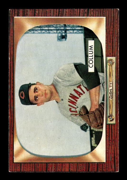 1955 Bowman #189 Jack Collum Cincinnati Redlegs EX 55B10007223