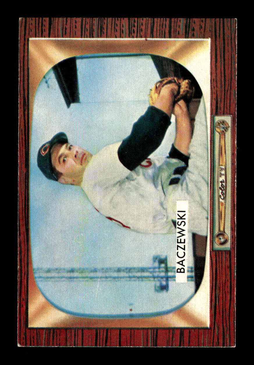 1955 Bowman #190 Fred Baczewski Cincinnati Redlegs VGEX 55B10007224