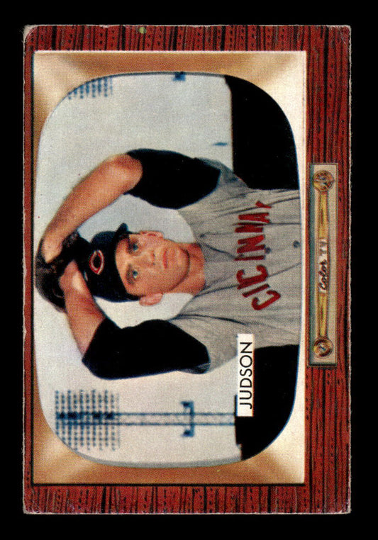 1955 Bowman #193 Howie Judson Cincinnati Redlegs VGEX 55B10007227