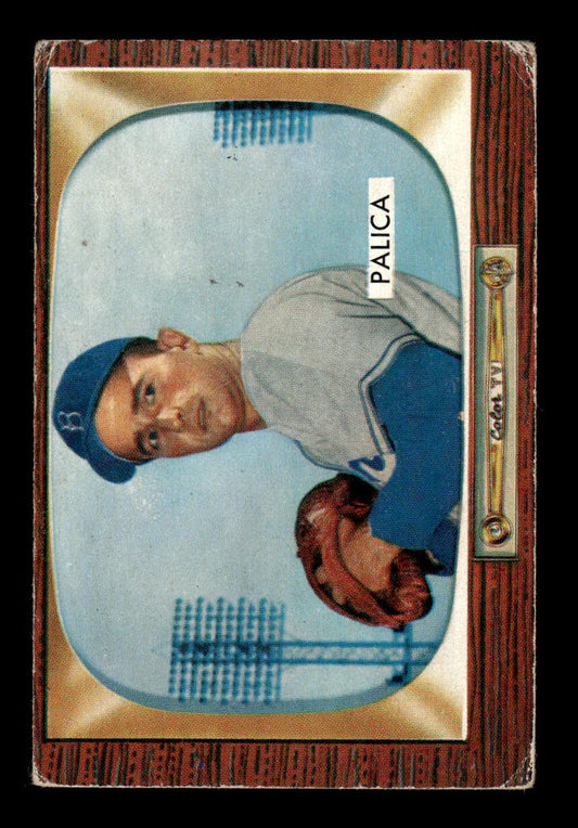1955 Bowman #195a Erv Palica Brooklyn Dodgers VGEX 55B10007229