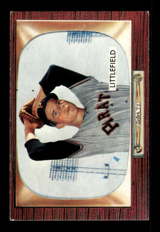 1955 Bowman #200 Dick Littlefield Pittsburgh Pirates VGEX 55B10007234