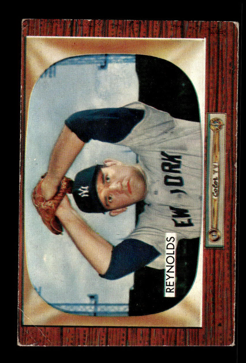 1955 Bowman #201 Allie Reynolds New York Yankees VG 55B10007235