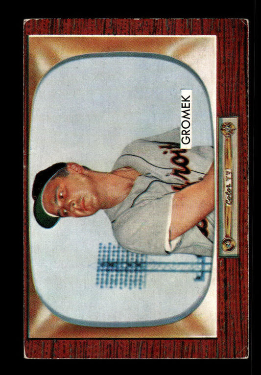 1955 Bowman #203 Steve Gromek Detroit Tigers VGEX 55B10007236