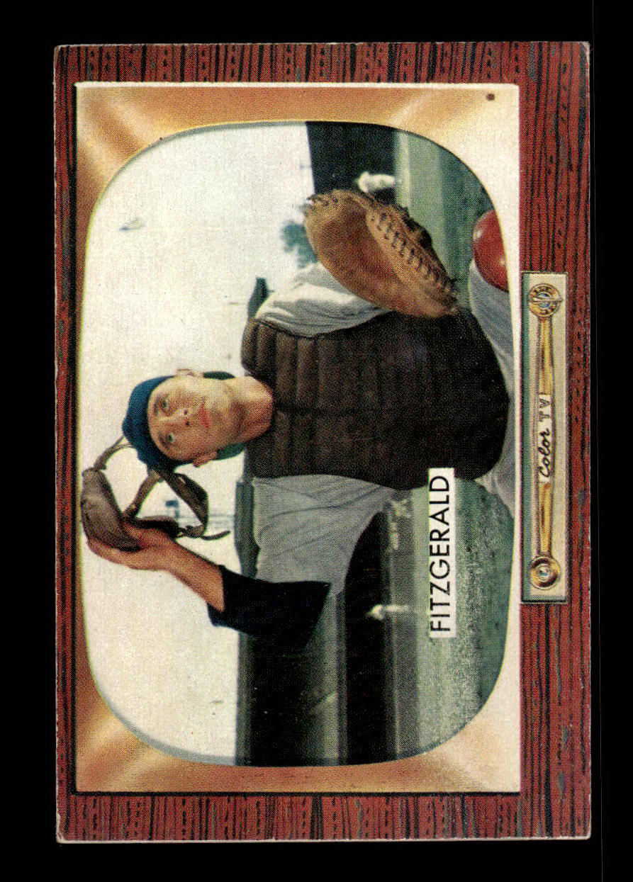1955 Bowman #208 Ed FitzGerald Washington Senators VGEX 55B10007241