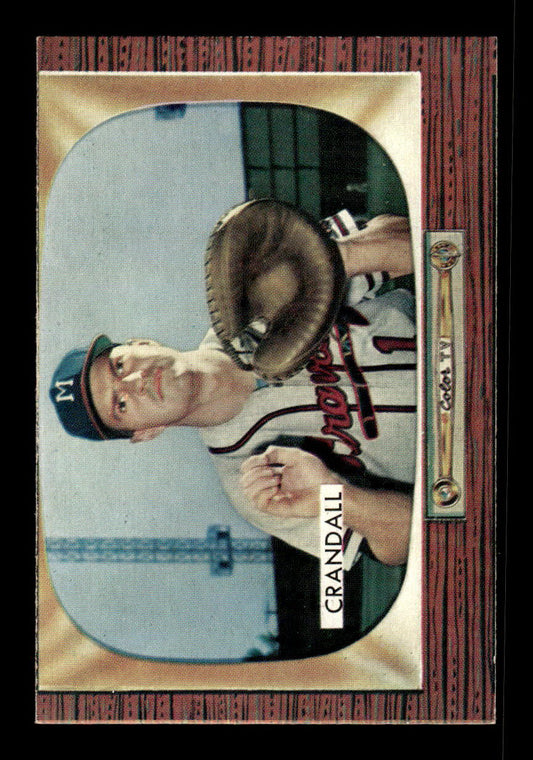 1955 Bowman #217 Del Crandall Milwaukee Braves VGEX 55B10007250