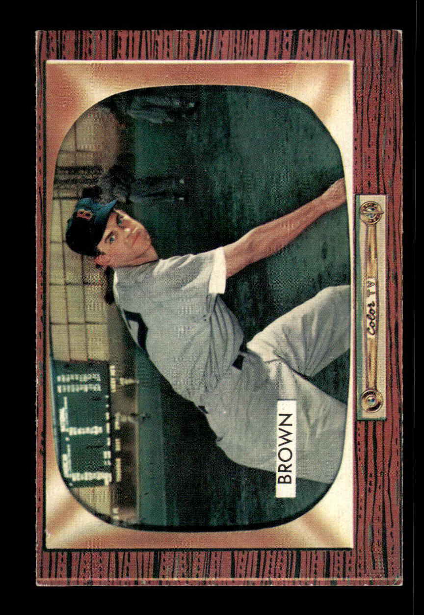 1955 Bowman #221 Hal Brown Boston Red Sox VGEX 55B10007254