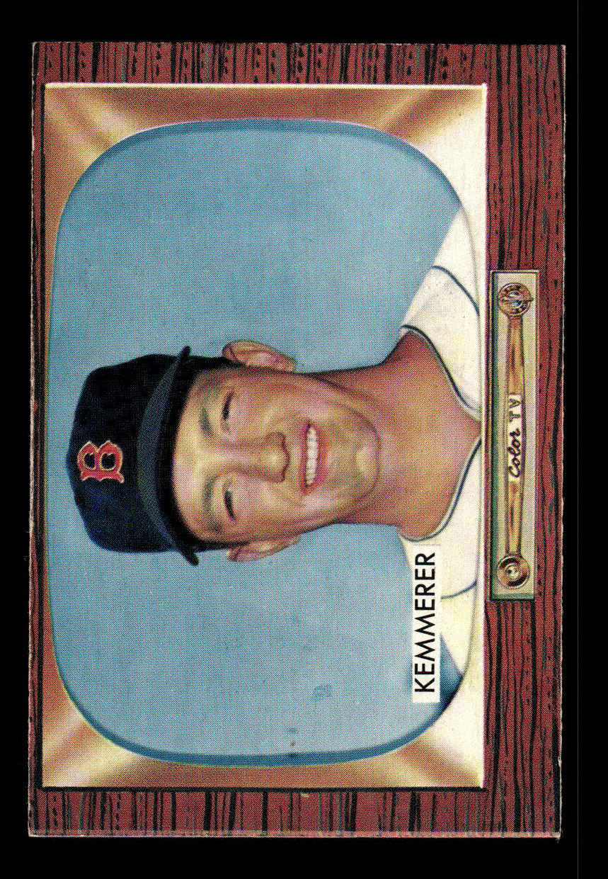 1955 Bowman #222 Russ Kemmerer Boston Red Sox VGEX 55B10007255