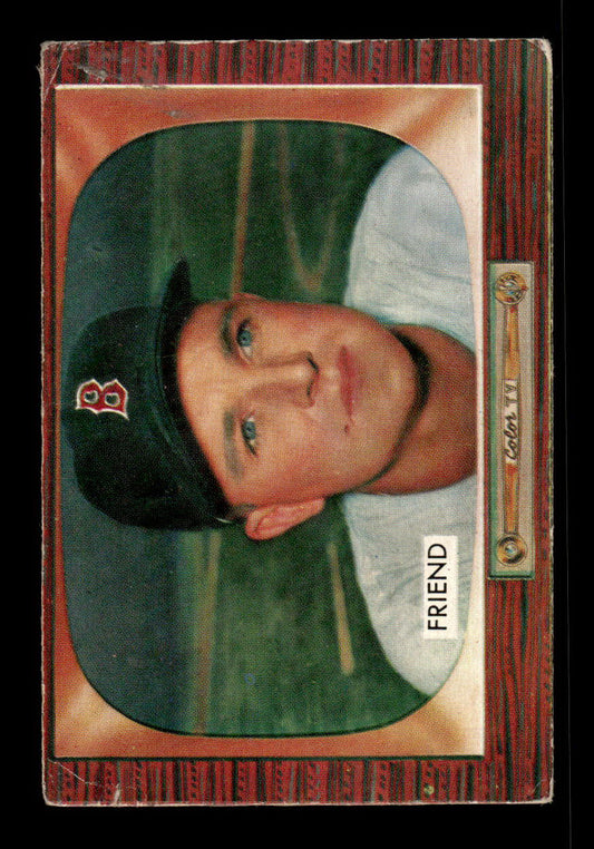 1955 Bowman #256 Owen Friend Boston Red Sox G/VG 55B10007288