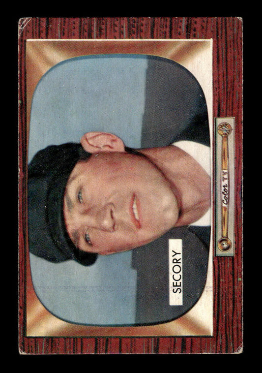 1955 Bowman #286 Frank Secory VG 55B10007317