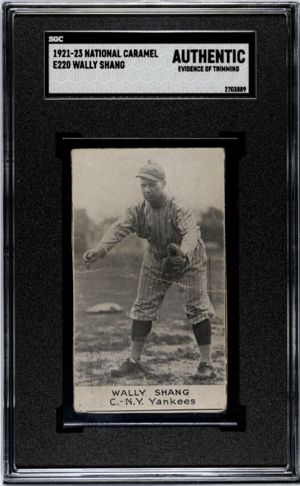 1921-23 National Caramel (E220) # Wally Shang SGC A SN 2703889