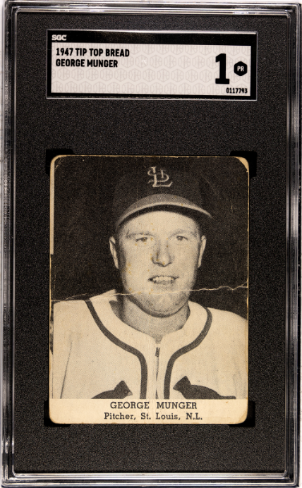 1947 Tip Top Bread George Munger SGC 1 SN 0117793