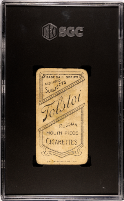 1909-11 Tolstoi Cigarettes T206 Demmitt, Ray New York SGC 1 SN 3851006