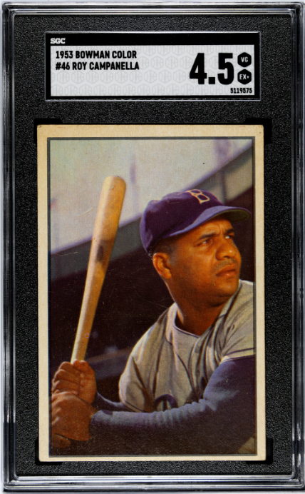 1953 Bowman Color #46 Roy Campanella SGC 4.5 SN 5119575
